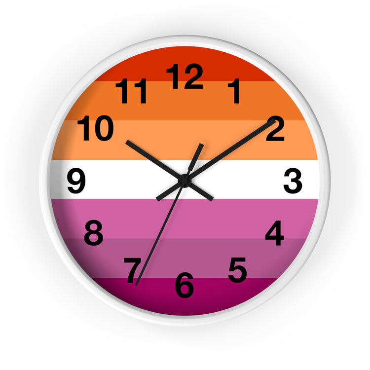 Lesbian Pride Wall Clock