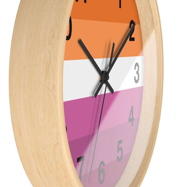 Lesbian Pride Wall Clock