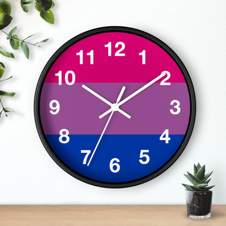 Bisexual Pride Wall Clock