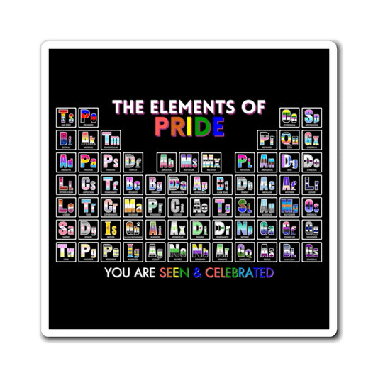 Elements of Pride Periodic Table Magnet