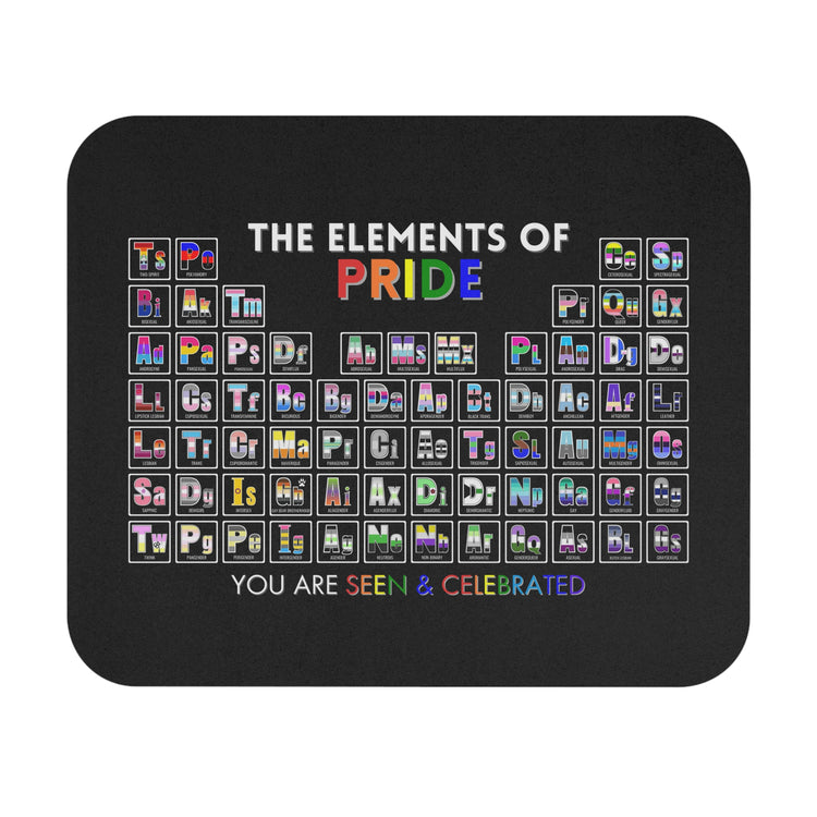 Elements of Pride Periodic Table Mouse Pad