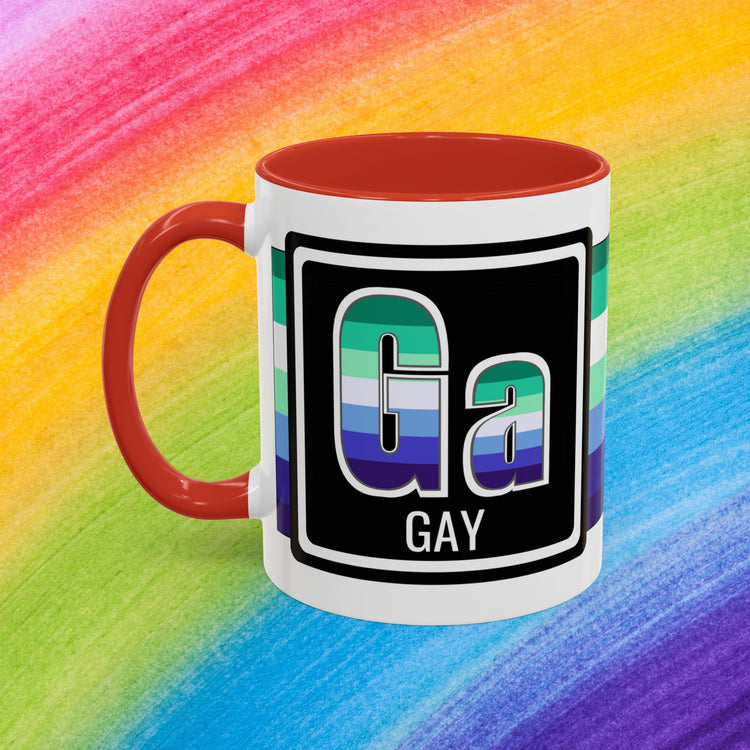 Gay Pride Accent Coffee Mug (11, 15oz)
