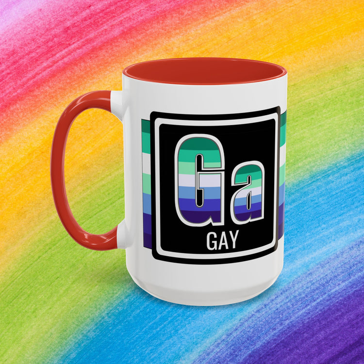 Gay Pride Accent Coffee Mug (11, 15oz)