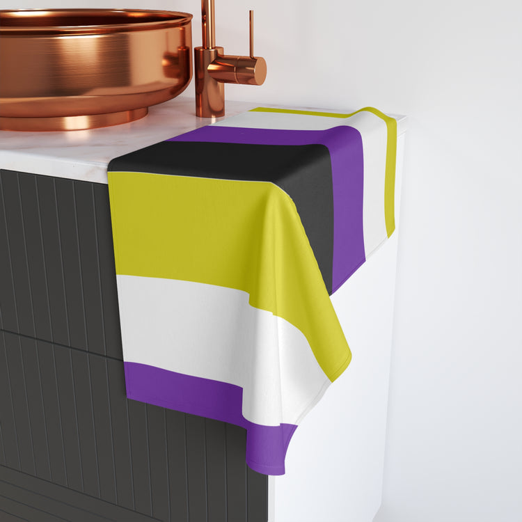 Non-Binary Pride Hand Towel