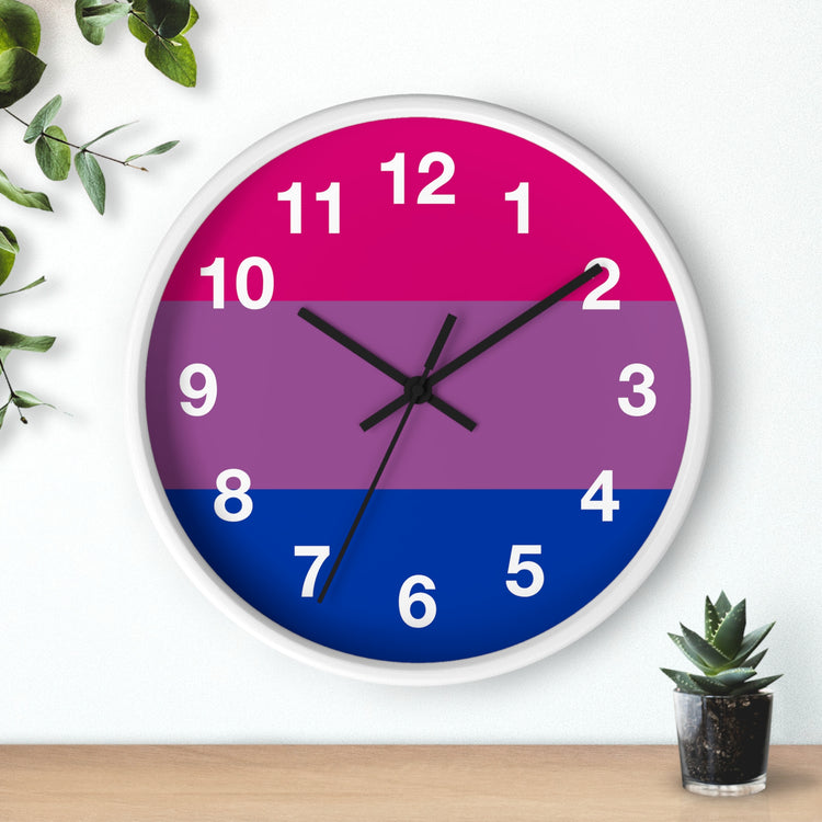 Bisexual Pride Wall Clock