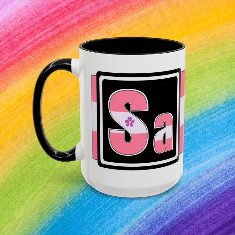 Sapphic Pride - Accent Coffee Mug (11, 15oz)