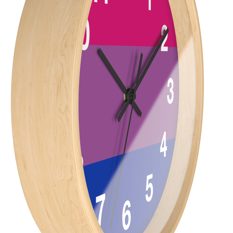 Bisexual Pride Wall Clock
