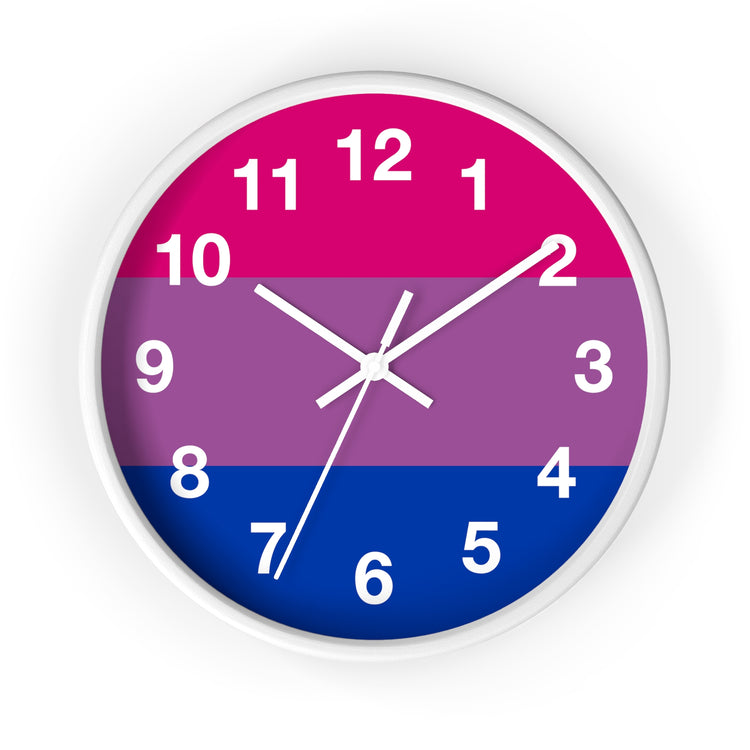 Bisexual Pride Wall Clock