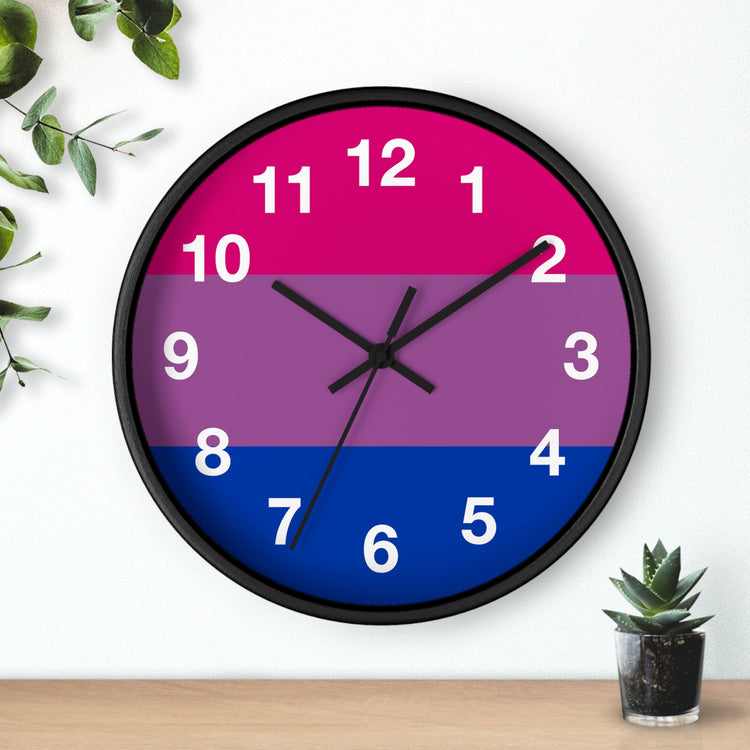Bisexual Pride Wall Clock