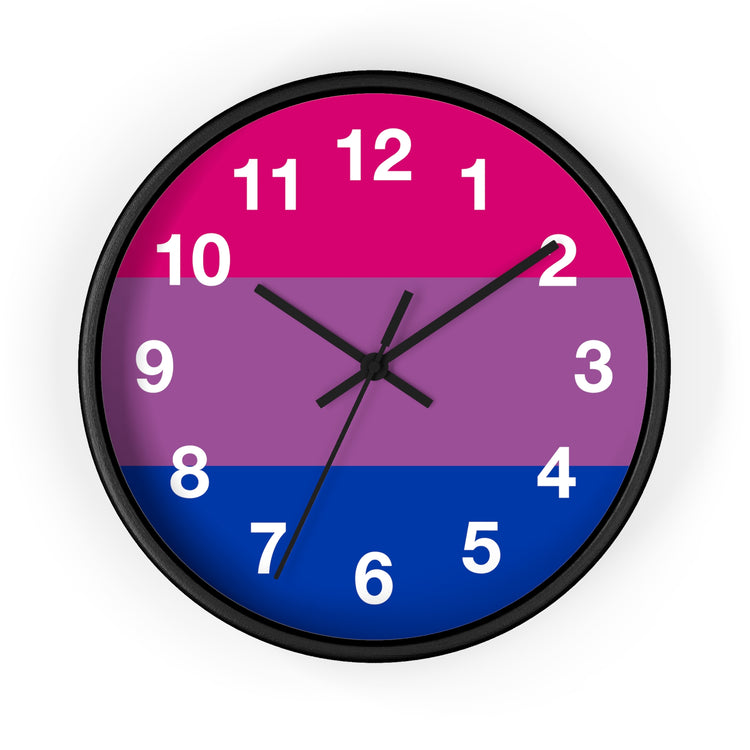 Bisexual Pride Wall Clock