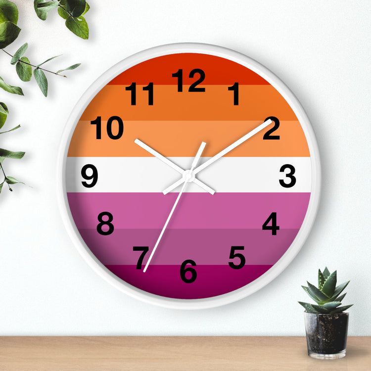 Lesbian Pride Wall Clock