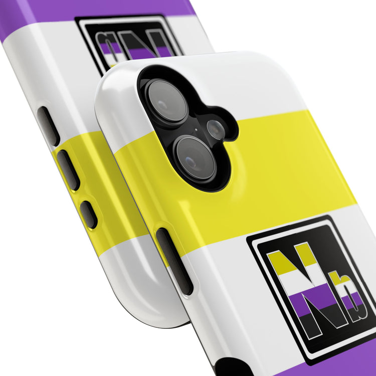 Non-Binary Pride Impact-Resistant Phone Case