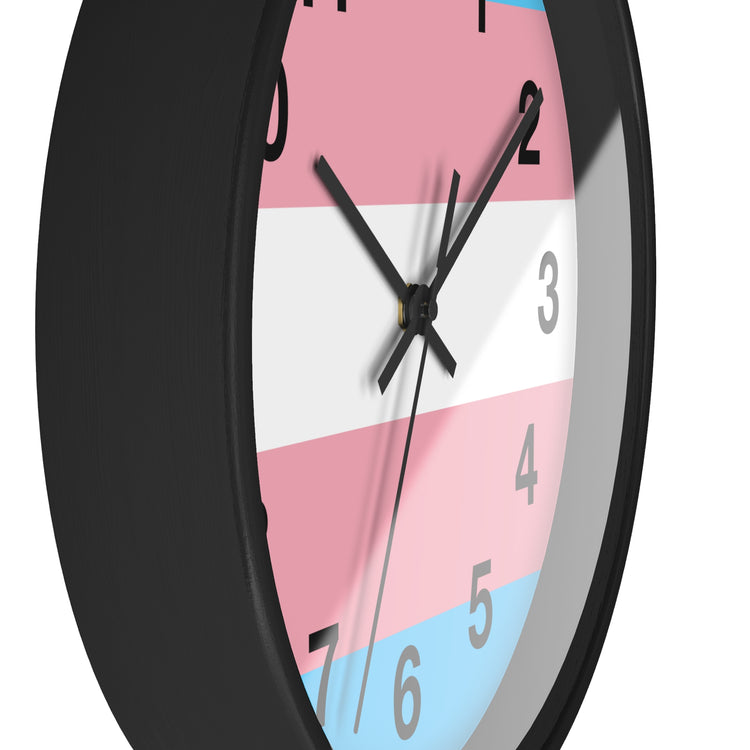Trans Pride Wall Clock