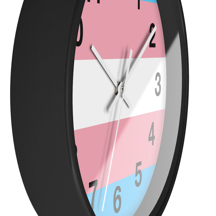 Trans Pride Wall Clock