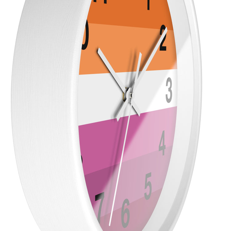 Lesbian Pride Wall Clock