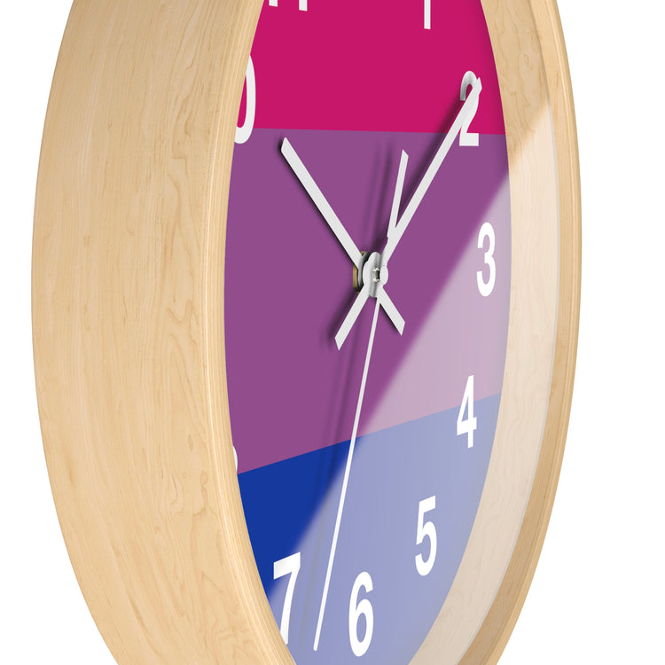 Bisexual Pride Wall Clock