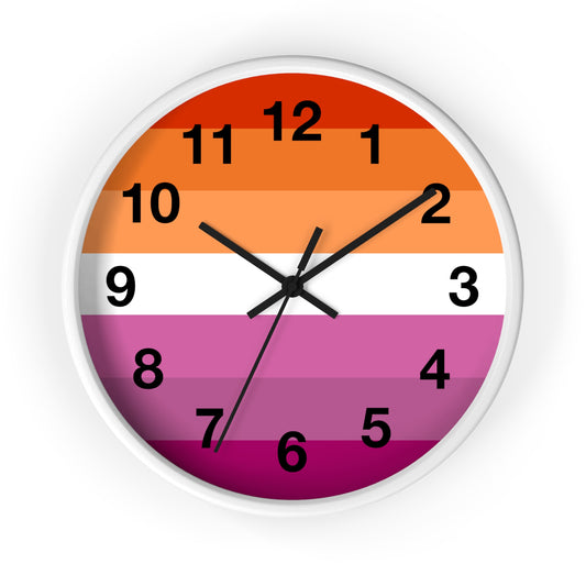 Lesbian Pride Wall Clock