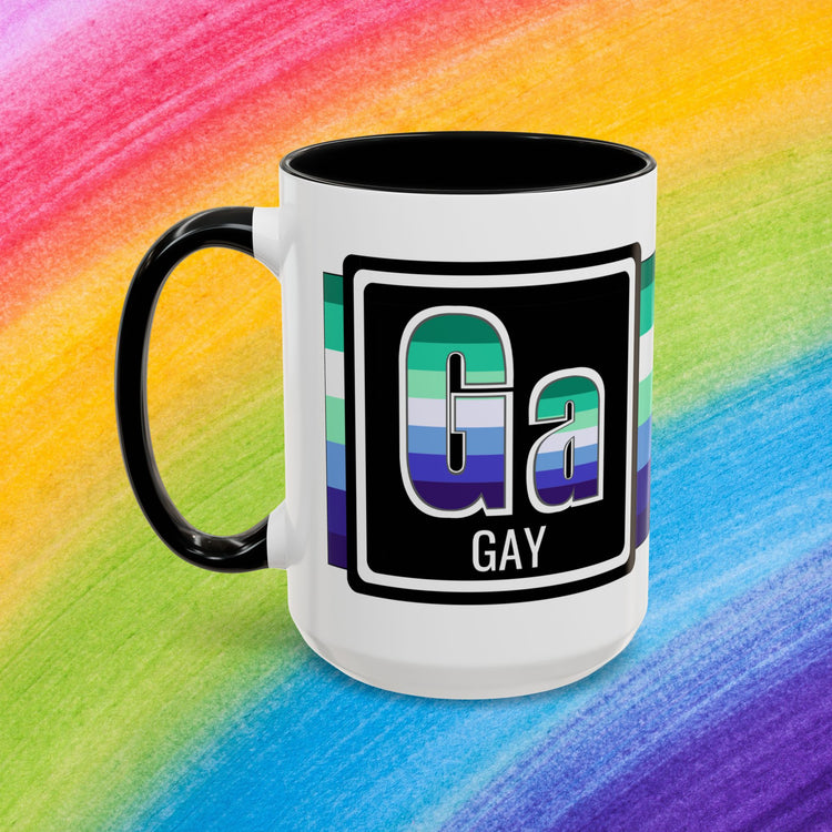 Gay Pride Accent Coffee Mug (11, 15oz)