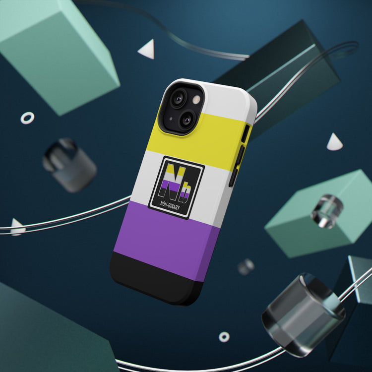 Non-Binary Pride Impact-Resistant Phone Case