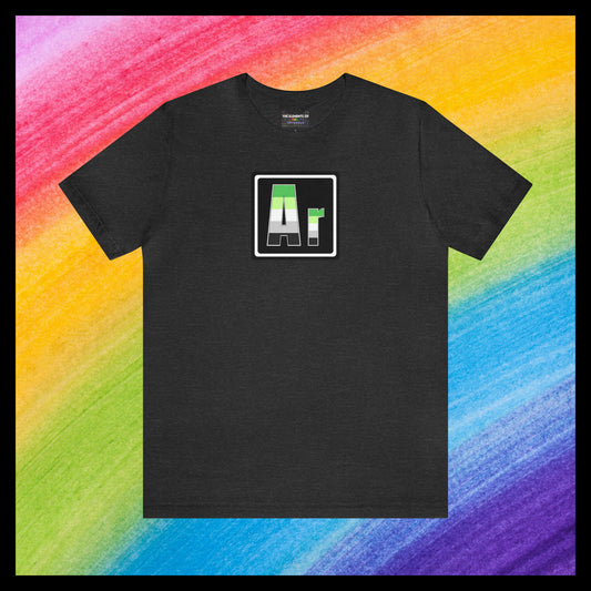 Elements of Pride - Aromantic T-shirt (without element name)