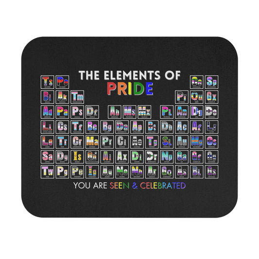 Elements of Pride Periodic Table Mouse Pad