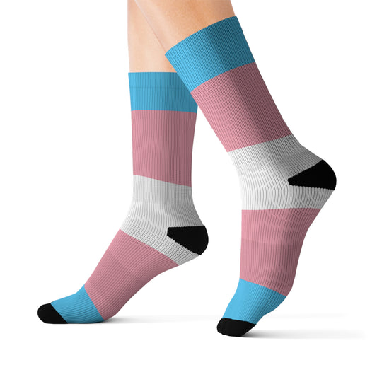Trans Pride Socks