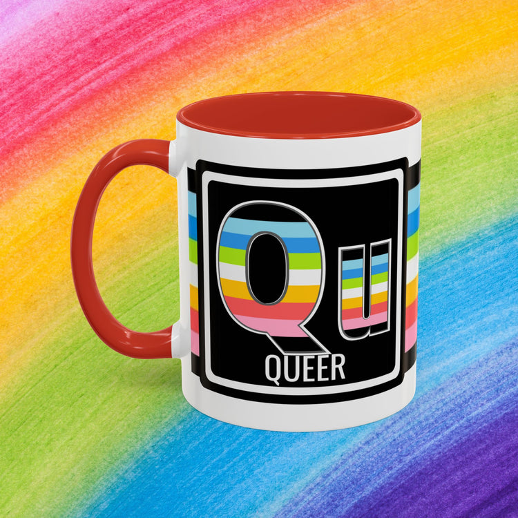 Queer Pride - Accent Coffee Mug (11, 15oz)