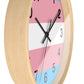 Trans Pride Wall Clock
