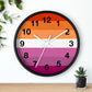Lesbian Pride Wall Clock