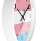 Trans Pride Wall Clock