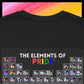 Elements of Pride Periodic Table T-Shirt – LGBTQ STEM Pride Shirt, Inclusive LGBTQ Gifts, Perfect for Science Lovers