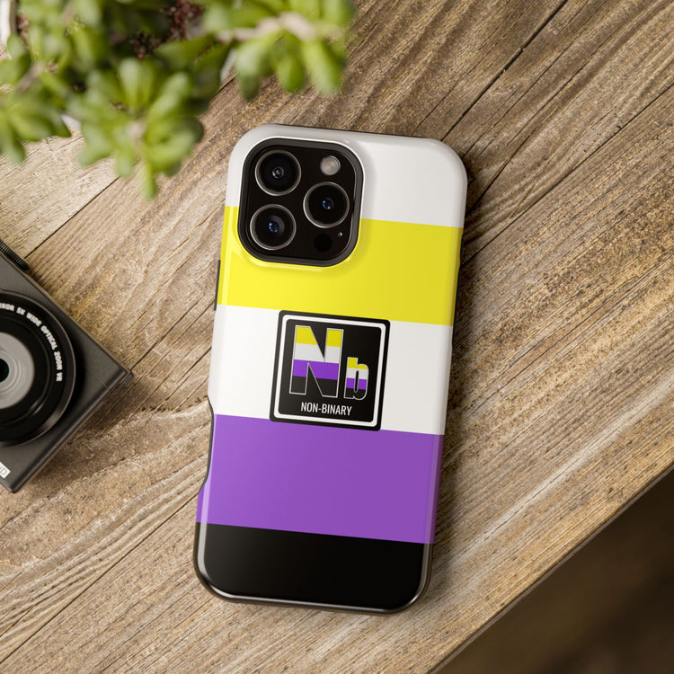 Non-Binary Pride Impact-Resistant Phone Case