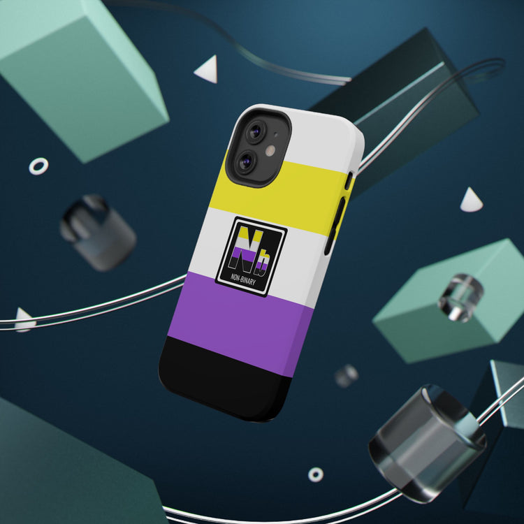 Non-Binary Pride Impact-Resistant Phone Case