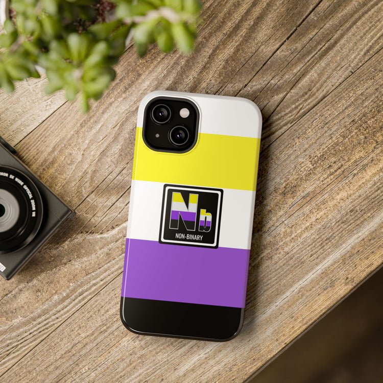 Non-Binary Pride Impact-Resistant Phone Case