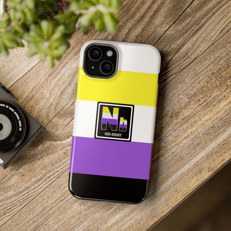 Non-Binary Pride Impact-Resistant Phone Case