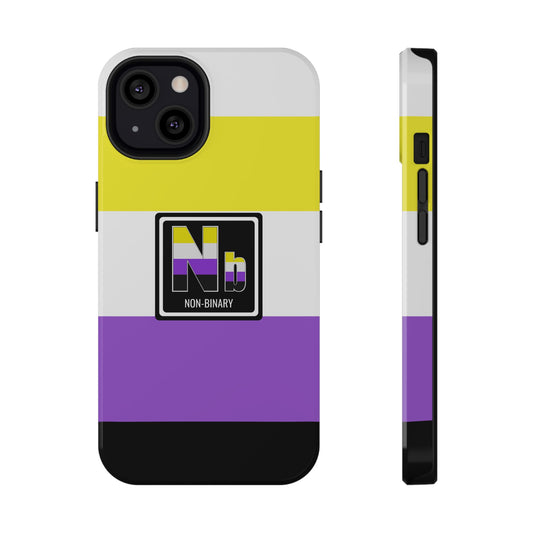 Non-Binary Pride Impact-Resistant Phone Case