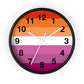Lesbian Pride Wall Clock