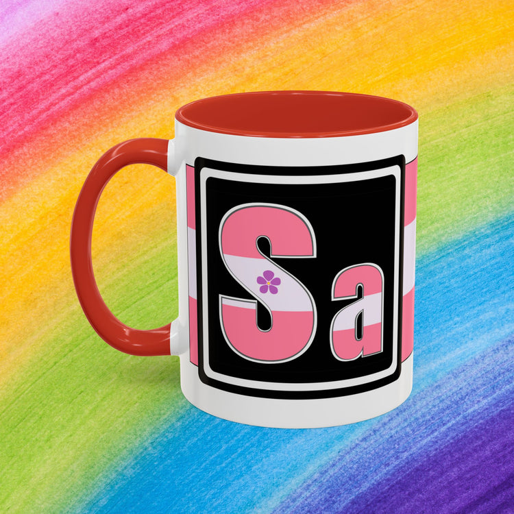 Sapphic Pride - Accent Coffee Mug (11, 15oz)