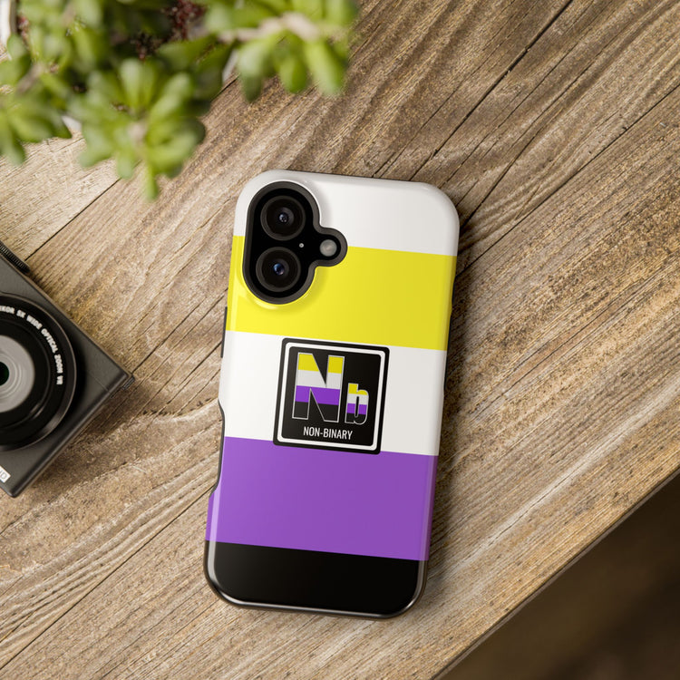 Non-Binary Pride Impact-Resistant Phone Case