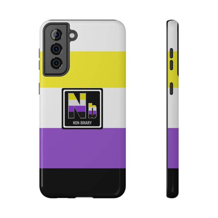 Non-Binary Pride Impact-Resistant Phone Case
