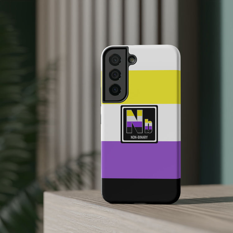 Non-Binary Pride Impact-Resistant Phone Case