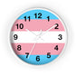Trans Pride Wall Clock