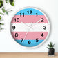Trans Pride Wall Clock
