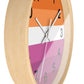 Lesbian Pride Wall Clock