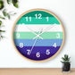 Gay Pride Wall Clock