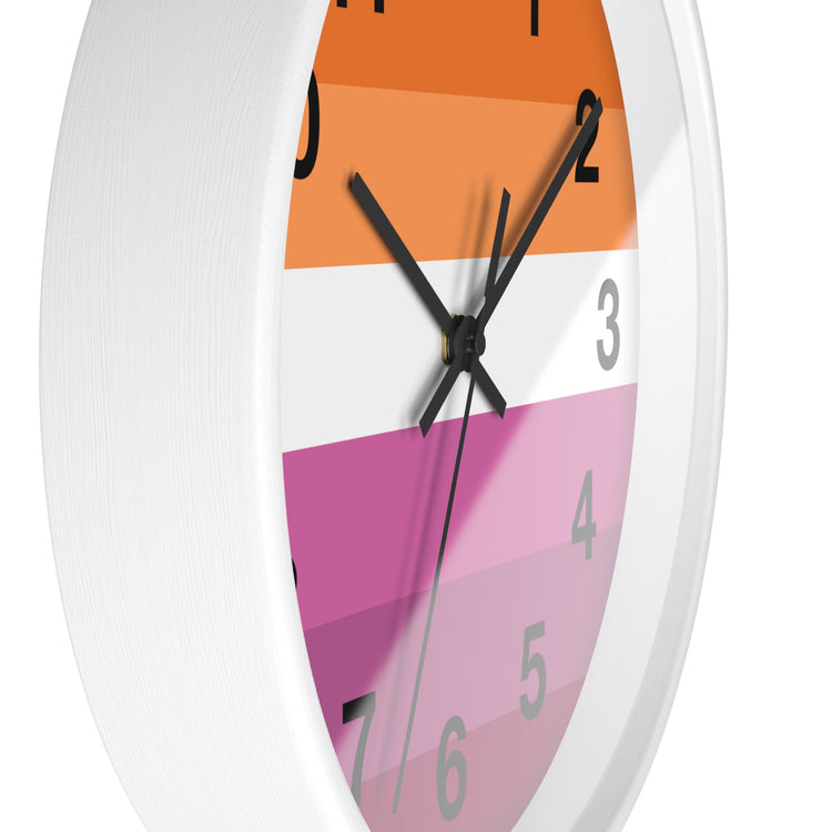 Lesbian Pride Wall Clock
