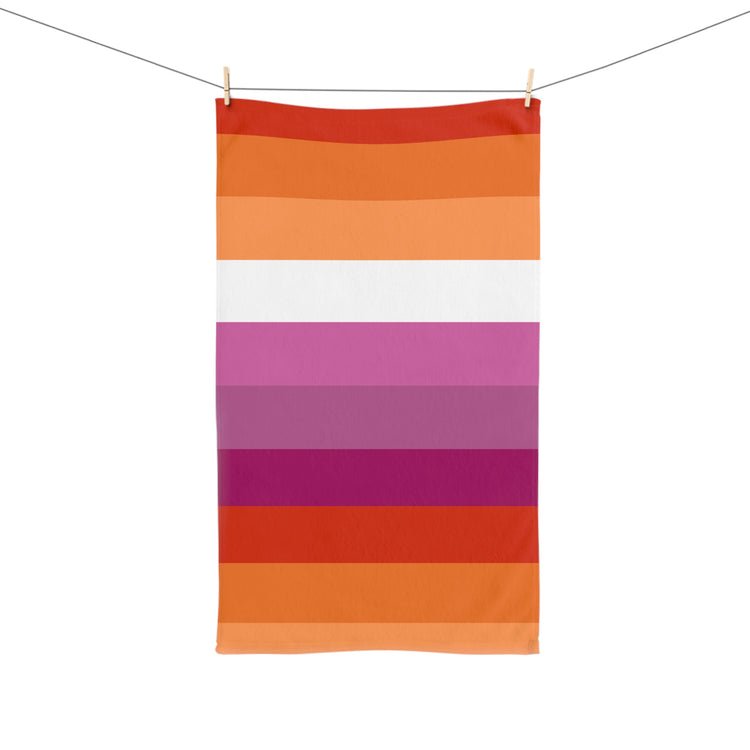Lesbian Pride Hand Towel