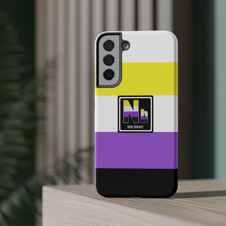 Non-Binary Pride Impact-Resistant Phone Case