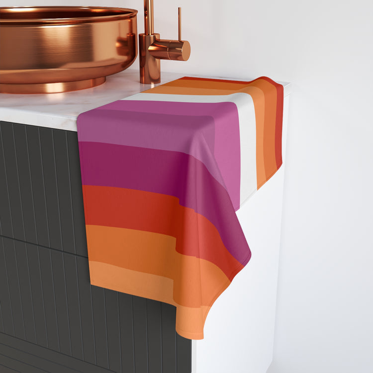 Lesbian Pride Hand Towel