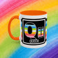 Queer Pride - Accent Coffee Mug (11, 15oz)
